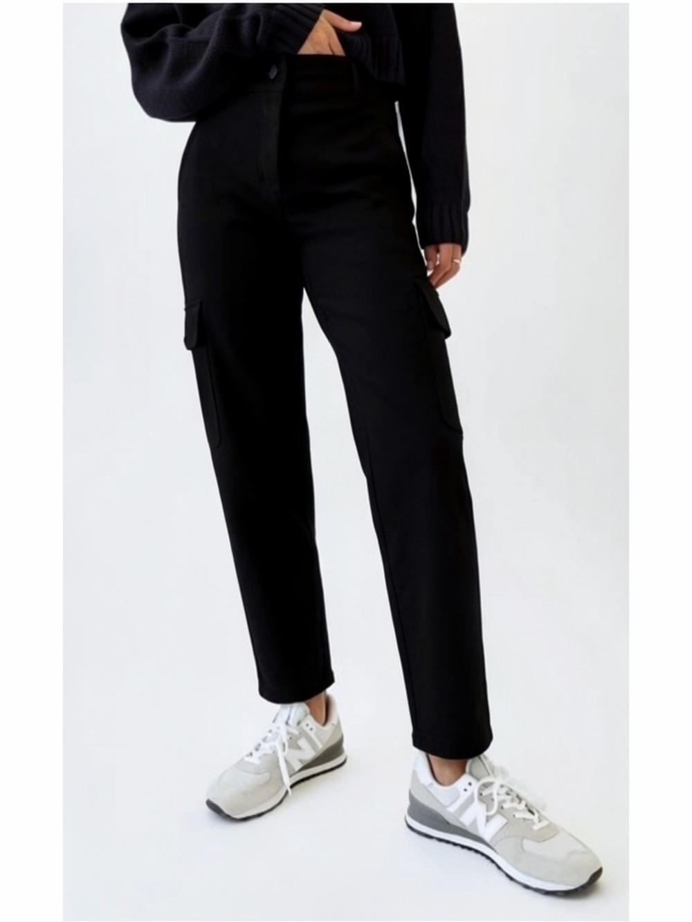 Aritzia Wilfred Free Modern Cargo Pant Black